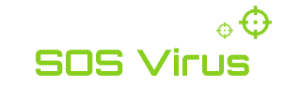 logo sosvirus viseur vert
